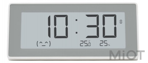 Термогігрометр з годинником Xiaomi Smart clock temperature and humidity meter (MHO-C303)