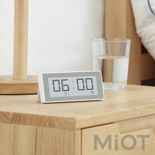 Термогігрометр з годинником Xiaomi Smart clock temperature and humidity meter (MHO-C303)