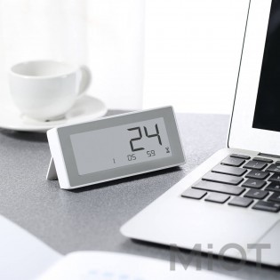 Термогігрометр з годинником Xiaomi Smart clock temperature and humidity meter (MHO-C303)