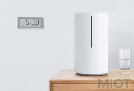 Термогігрометр з годинником Xiaomi Smart clock temperature and humidity meter (MHO-C303)