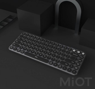 Клавіатура бездротова Xiaomi MiiiW AIR85 Bluetooth Dual Mode (MWXKT01) MAC/iPad/PC (UA) Black