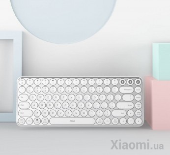Клавиатура беспроводная Xiaomi MiiiW AIR85 Bluetooth Dual Mode (MWXKT01) MAC/iPad/PC (UA) White