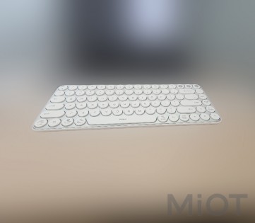 Клавіатура бездротова Xiaomi MiiiW AIR85 Bluetooth Dual Mode (MWXKT01) MAC/iPad/PC (UA) White