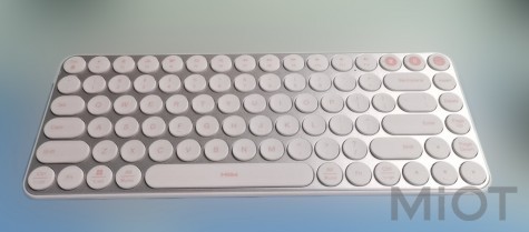 Клавіатура бездротова Xiaomi MiiiW AIR85 Bluetooth Dual Mode (MWXKT01) MAC/iPad/PC (UA) Pink
