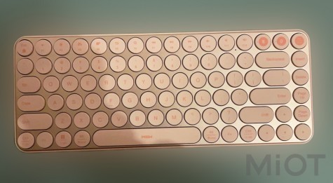 Клавіатура бездротова Xiaomi MiiiW AIR85 Bluetooth Dual Mode (MWXKT01) MAC/iPad/PC (UA) Pink