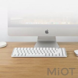 Клавіатура бездротова Xiaomi MiiiW AIR85 Bluetooth Dual Mode (MWXKT01) MAC/iPad/PC (UA) White
