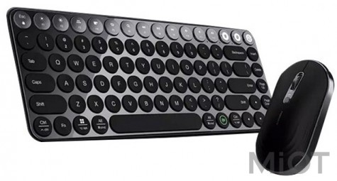 Інтелектуальна клавіатура і миша Xiaomi MiiiW Black (MWXKT01/MWXMM01)