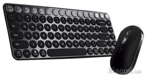 Интеллектуальная клавиатура и мышь Xiaomi MiiiW Black (MWXKT01/MWXMM01)