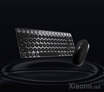 Интеллектуальная клавиатура и мышь Xiaomi MiiiW Black (MWXKT01/MWXMM01)