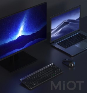 Інтелектуальна клавіатура і миша Xiaomi MiiiW Black (MWXKT01/MWXMM01)