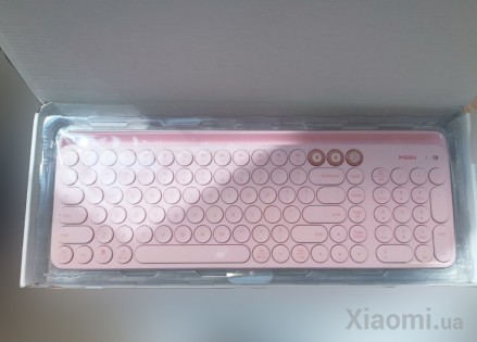 Беспроводная Bluetooth-клавиатура Xiaomi MiiiW (MWBK01) Pink