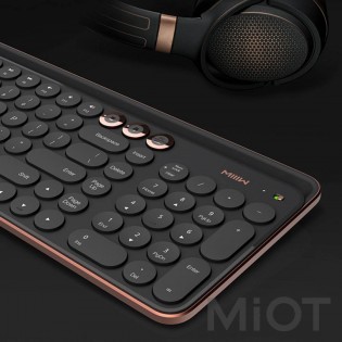 Бездротова Bluetooth-клавіатура Xiaomi MiiiW (MWBK01) Golden Black