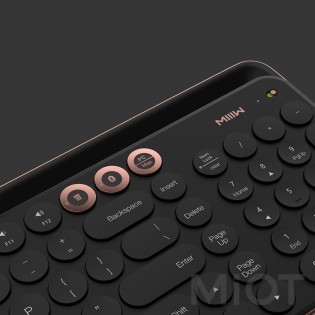 Бездротова Bluetooth-клавіатура Xiaomi MiiiW (MWBK01) Golden Black