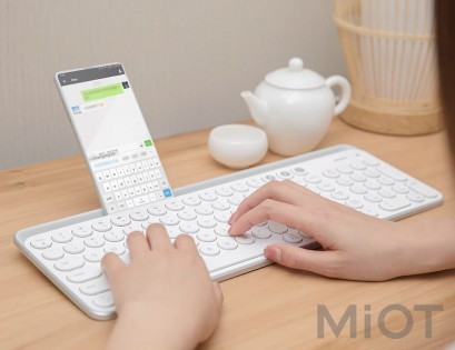 Бездротова Bluetooth-клавіатура Xiaomi MiiiW (MWBK01) White