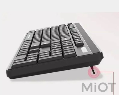 Комплект беспроводные клавиатура+мышь Xiaomi MIIIW POP B1040 Black (MW23PB01)