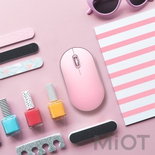 Мишка бездротова Xiaomi MiiiW Portable Mouse Air Pink MWWHM01
