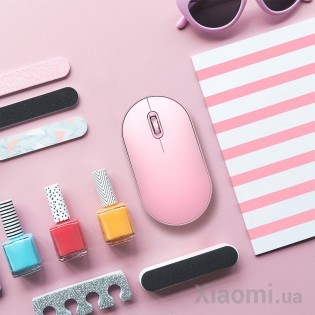 Мышка беспроводная Xiaomi MiiiW Portable Mouse Air Pink MWWHM01