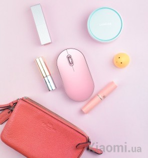 Мышка беспроводная Xiaomi MiiiW Portable Mouse Air Pink MWWHM01