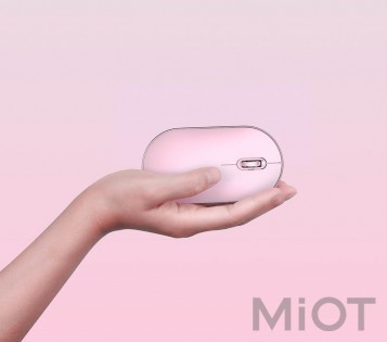 Мишка бездротова Xiaomi MiiiW Portable Mouse Air Pink MWWHM01