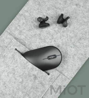 Мишка бездротова Xiaomi MiiiW Portable Mouse Air Black MWWHM01
