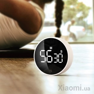 Электронный таймер Xiaomi MIIIW rotating timer (NK5260) White