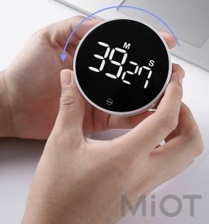 Електронний таймер Xiaomi MIIIW rotating timer (NK5260) White