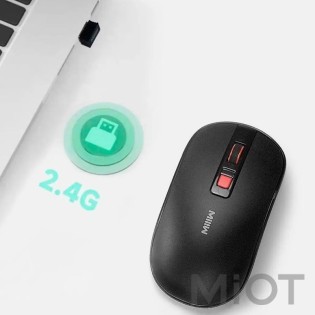 Мишка бездротова Xiaomi MiiiW Wireless Mouse Lite Black (MW23M21)