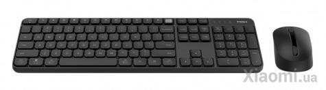 Комплект клавиатура + мышь Xiaomi MiiiW wireless keyboard and mouse set Black WXJS01YM