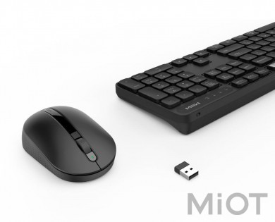 Комплект клавіатура + миша Xiaomi MiiiW wireless keyboard and mouse set Black MWWC01