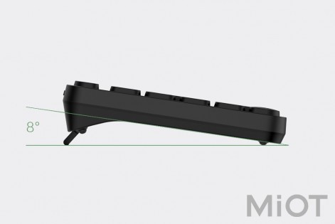 Комплект клавіатура + миша Xiaomi MiiiW wireless keyboard and mouse set Black MWWC01