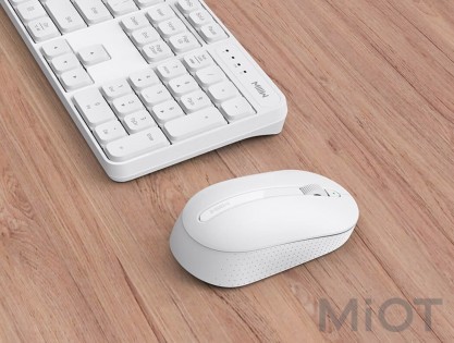 Комплект клавіатура + миша Xiaomi MiiiW Wireless Silent Combo White (MWWC01)
