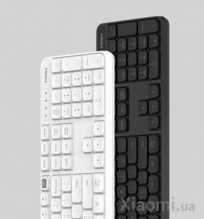 Комплект клавиатура+мышь Xiaomi MiiiW Wireless Silent Combo White (MWWC01)