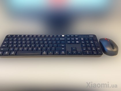 Комплект клавиатура + мышь Xiaomi MiiiW wireless keyboard and mouse set Black WXJS01YM