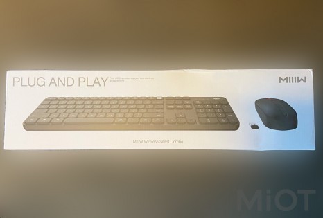 Комплект клавіатура + миша Xiaomi MiiiW wireless keyboard and mouse set Black MWWC01