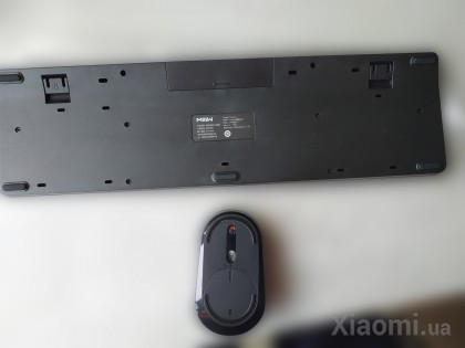Комплект клавиатура + мышь Xiaomi MiiiW wireless keyboard and mouse set Black WXJS01YM
