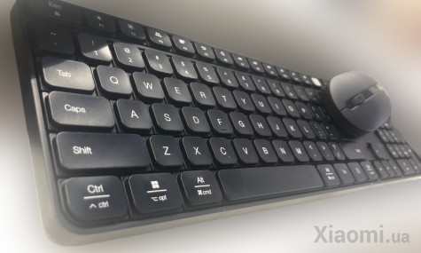 Комплект клавиатура + мышь Xiaomi MiiiW wireless keyboard and mouse set Black WXJS01YM