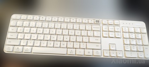 Комплект клавиатура+мышь Xiaomi MiiiW wireless keyboard and mouse set White MWWK01 / MWWM01