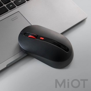 Мишка бездротова Xiaomi MiiiW Wireless Mute Mouse Black MWMM01