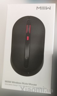 Мышка беспроводная Xiaomi MiiiW Wireless Mute Mouse Black MWMM01