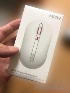 Мышка беспроводная Xiaomi MiiiW Wireless Mute Mouse White MWMM01