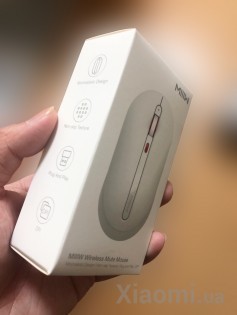 Мышка беспроводная Xiaomi MiiiW Wireless Mute Mouse White MWMM01