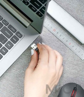 Мишка бездротова Xiaomi MiiiW Wireless Mute Mouse Black MWMM01