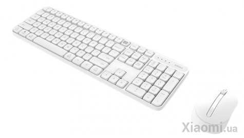 Комплект клавиатура+мышь Xiaomi MiiiW wireless keyboard and mouse set White MWWK01 / MWWM01