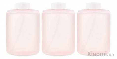Сменный блок Xiaomi Mi Home (MiJia) Automatic Induction Soap Dispenser Bottle 320ml Pink (3 шт.)