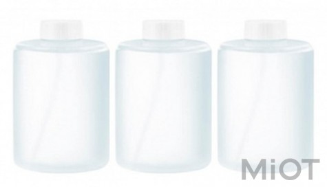 Змінний блок Xiaomi Mi Home (MiJia) Automatic Induction Soap Dispenser Bottle 320ml White (3 шт.)