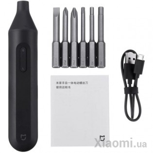 Электрическая отвертка Xiaomi Mi Home (Mijia) Electric Screwdriver Black (MJDDLSD002QW) (DZN4016CN)