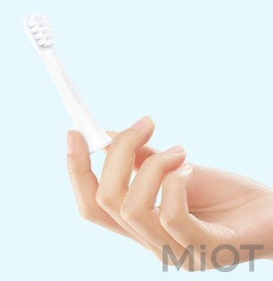 Насадки для зубної щітки Xiaomi Mi Home (Mijia) Toothbrush Head for T100 White (3шт / упаковка) MBS302 (NUN4098CN)