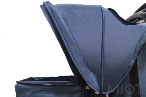 Портативна складана коляска для домашніх тварин Xiaomi Mini Monstar Blue 74x47x100cm