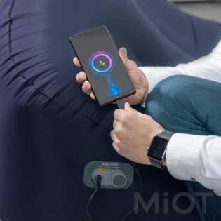Автоматичне надувне ліжко Xiaomi Mirror GIGA LOUNGER Blue