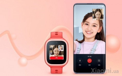 Детские смарт-часы Xiaomi Mito Children's Phone Watch 4C Red